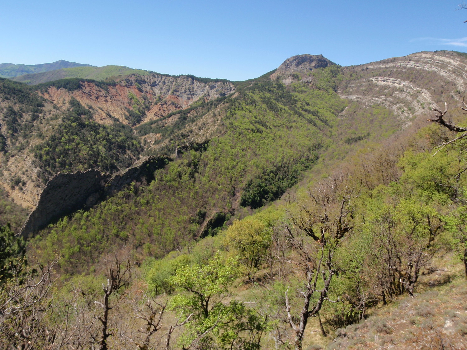 en montant à St Jean,vue sur Facibelle et le Vélodrome