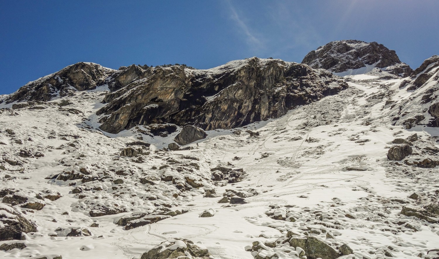 Ski rodéo sur le bas - mais ça passe !