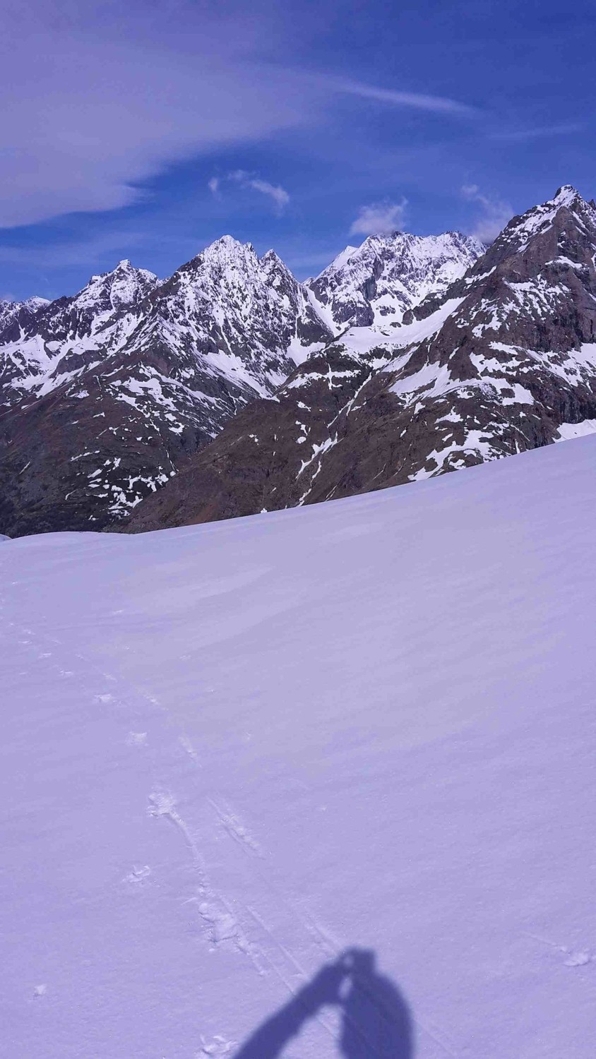 Le col della Sassa derrière nous.