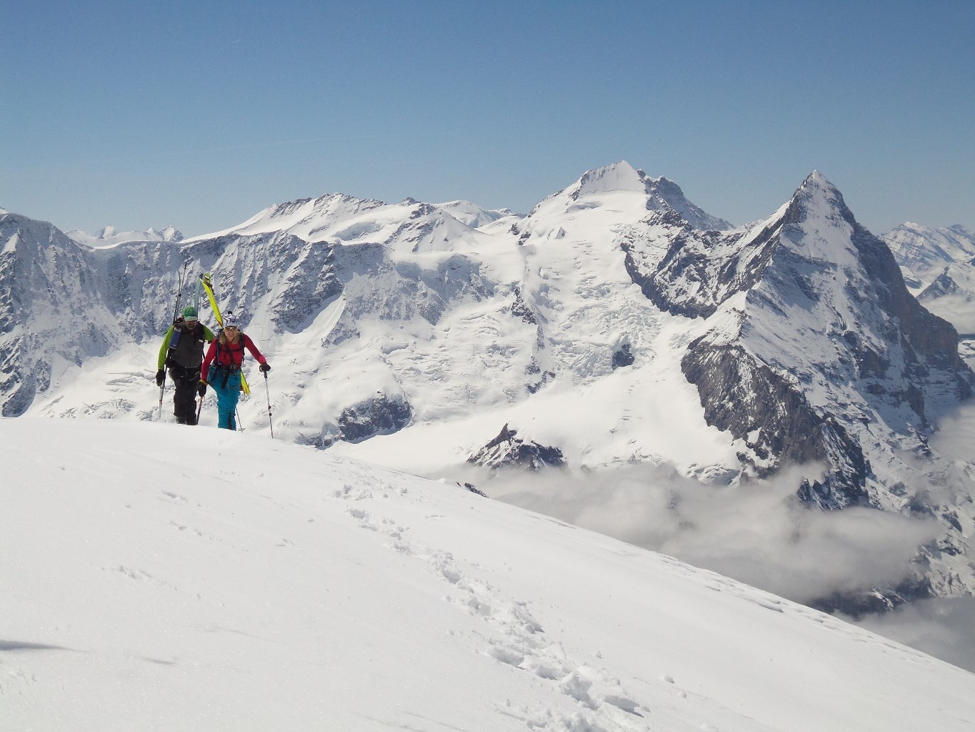 Arrivée au sommet