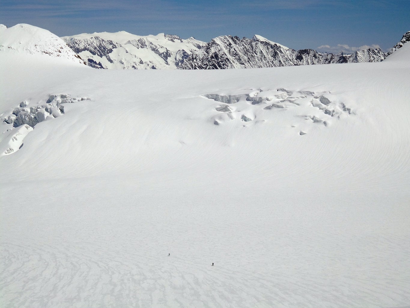 Descente sur le Rosenlauigletscher