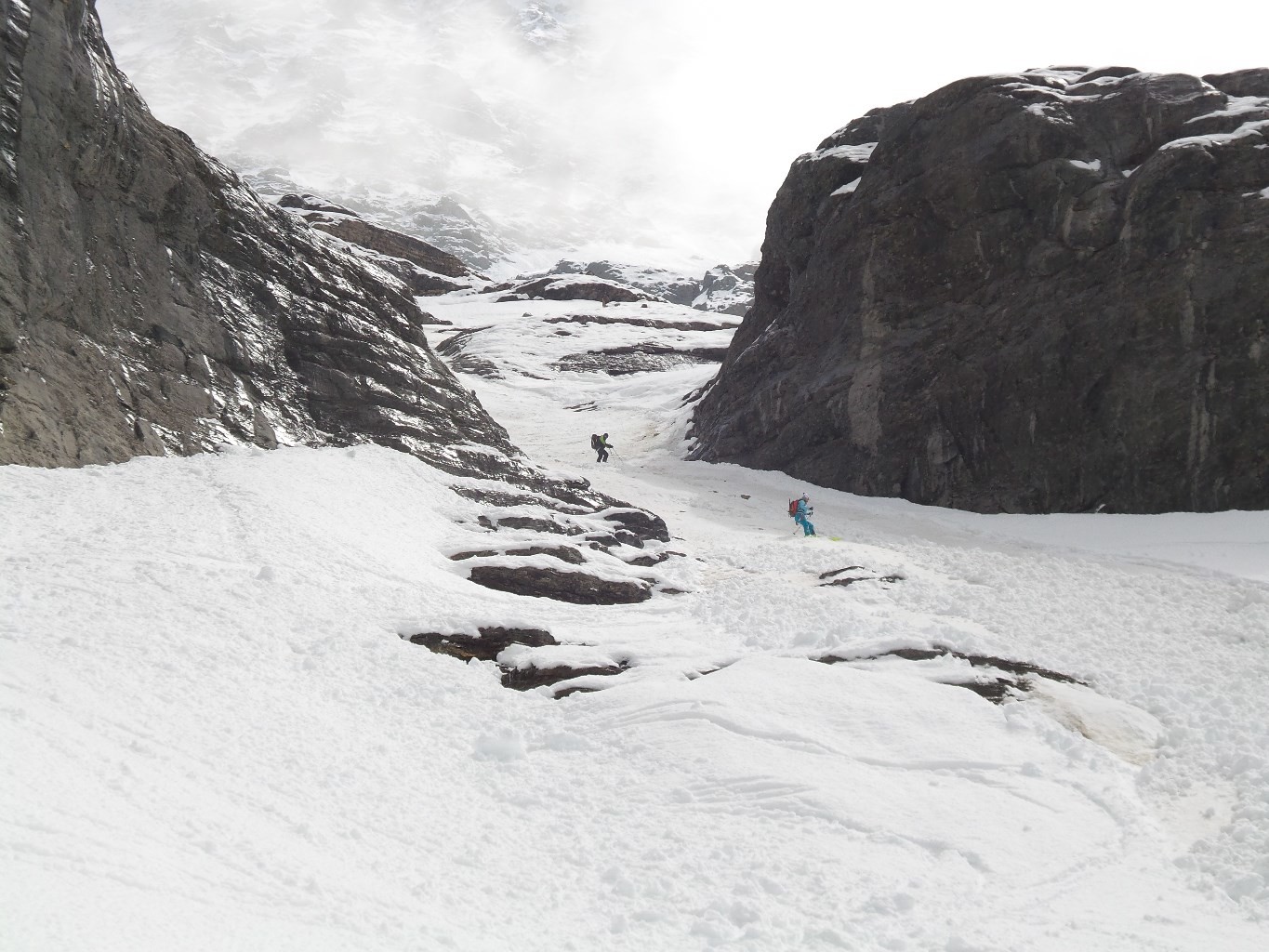 Descente du goulet