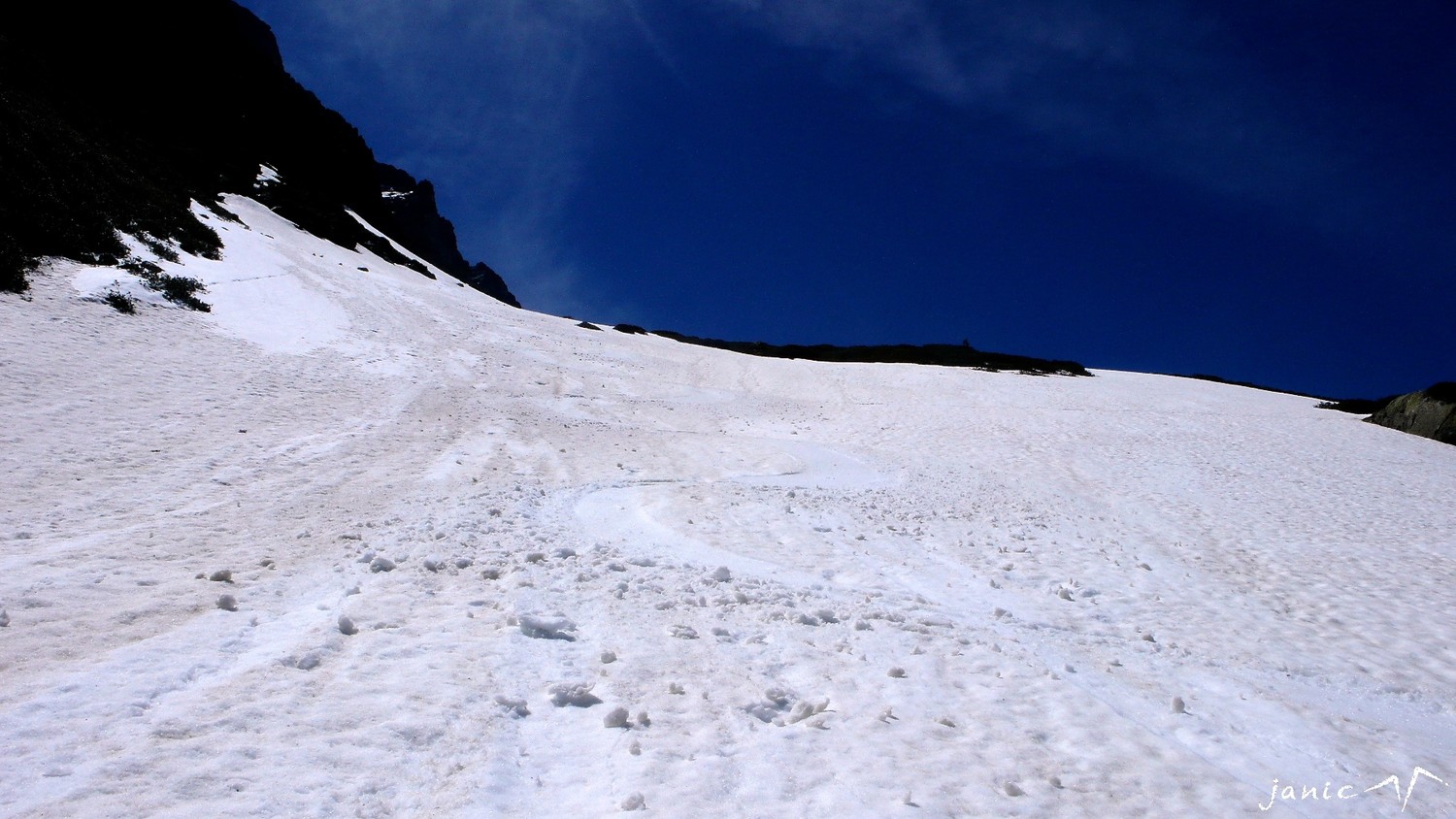 Croupe sous l'arête N