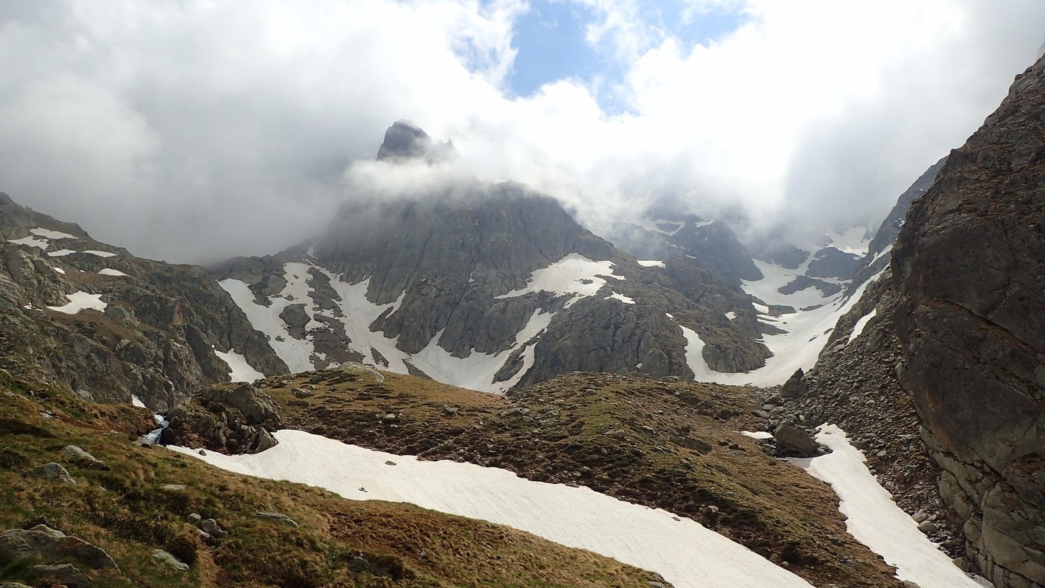 Au fond la baisse du lac Autier