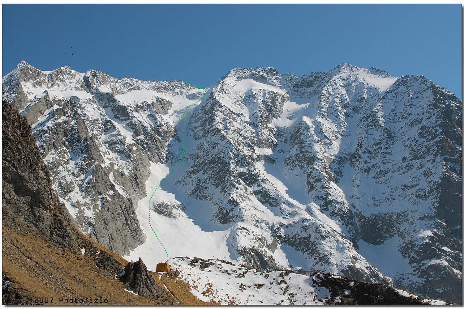 Roccia Baitone - Canale Nord (Via Chiaudano)