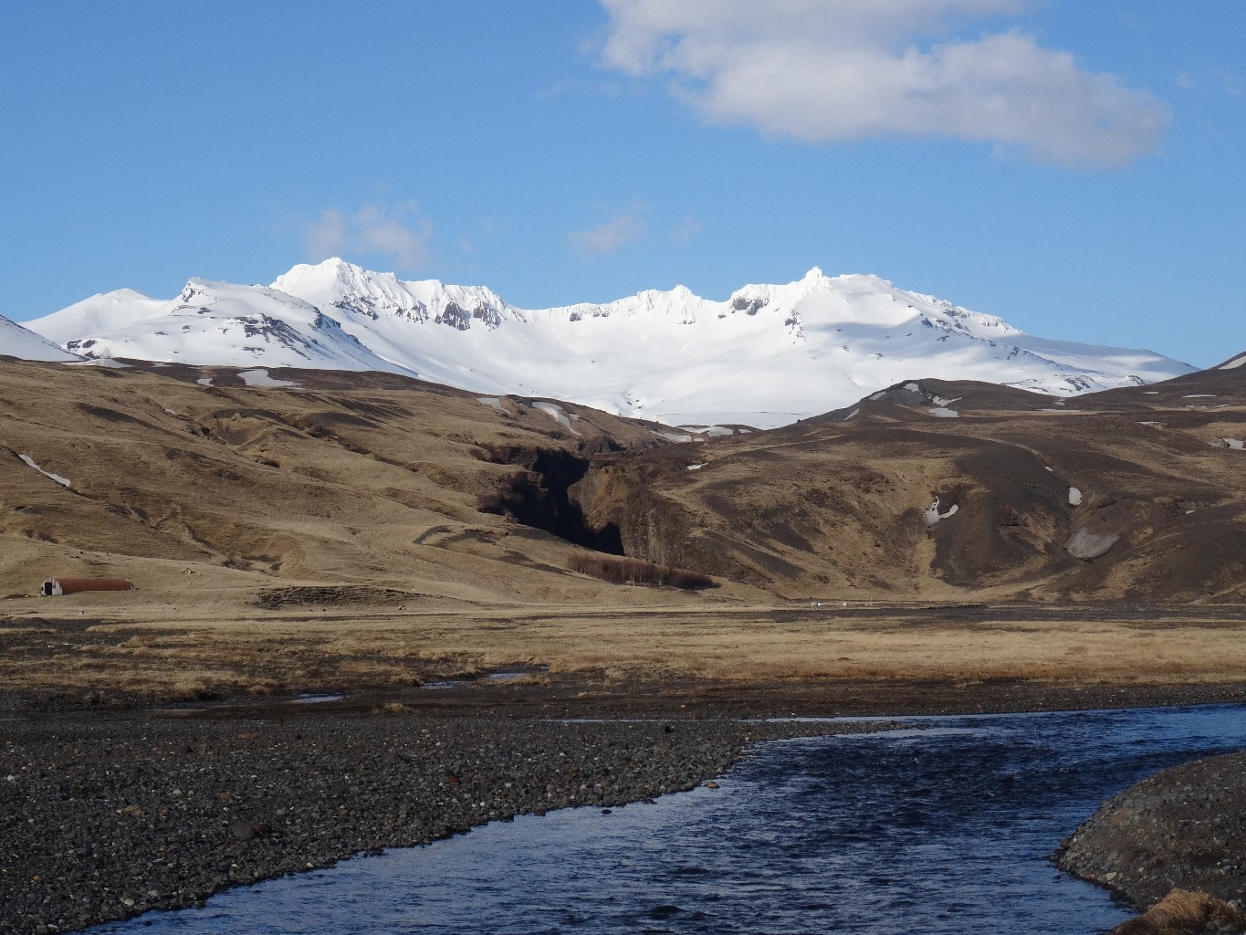 Tindfjallajokull, vu du camp, une autre fois?