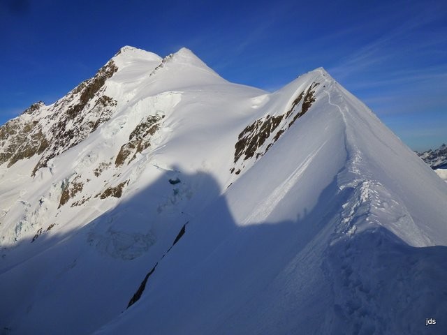 Du col, l'itinéraire de montée