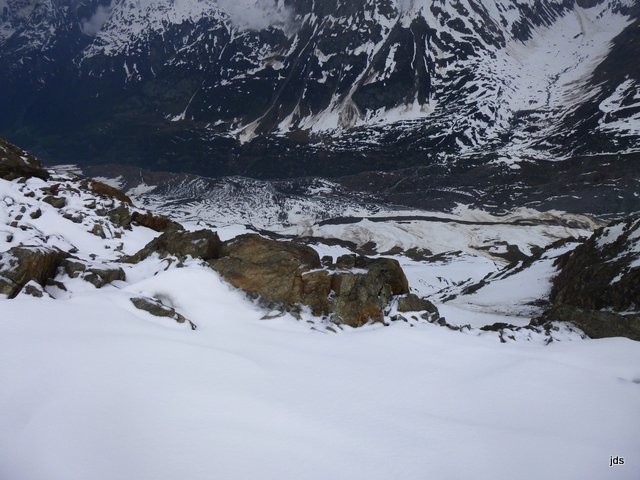 La descente sur le lötschental