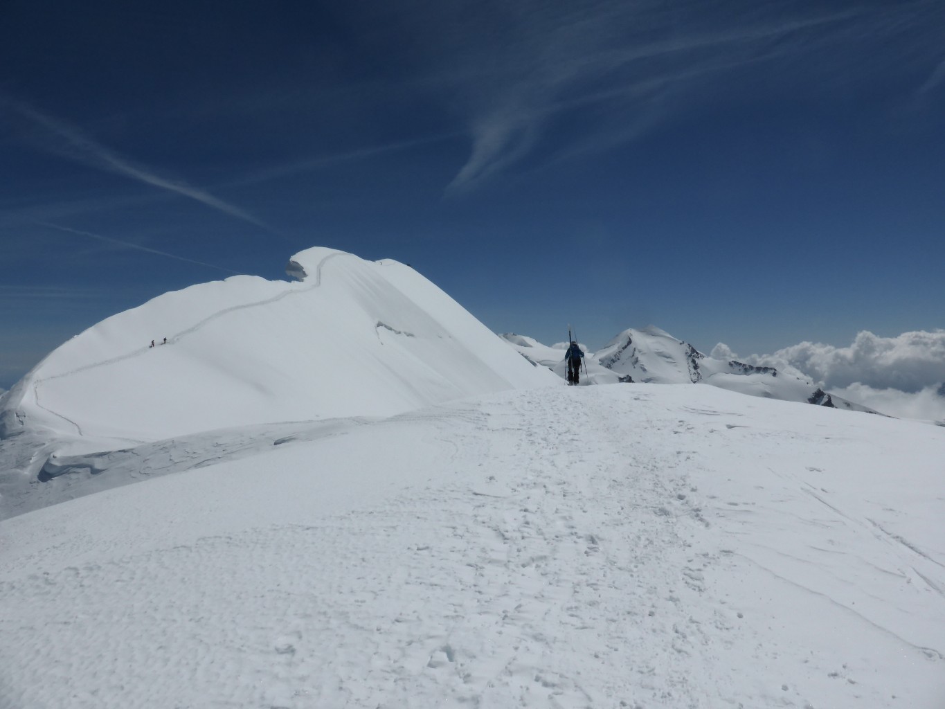De la selle, en route vers le sommet central