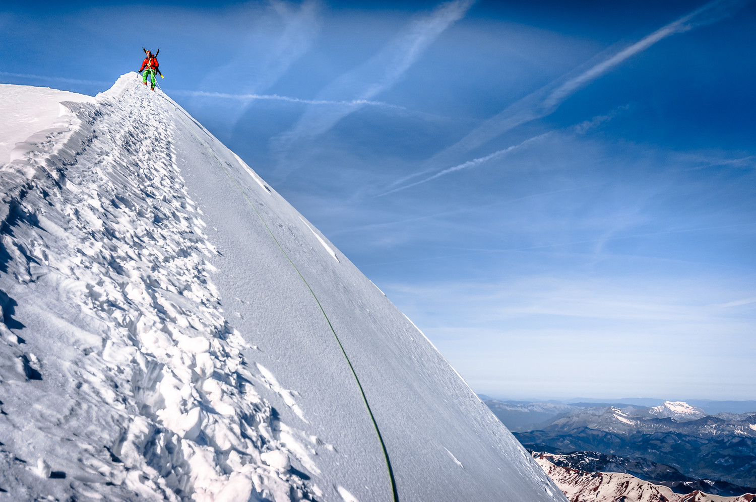 Descente du 2eme dôme