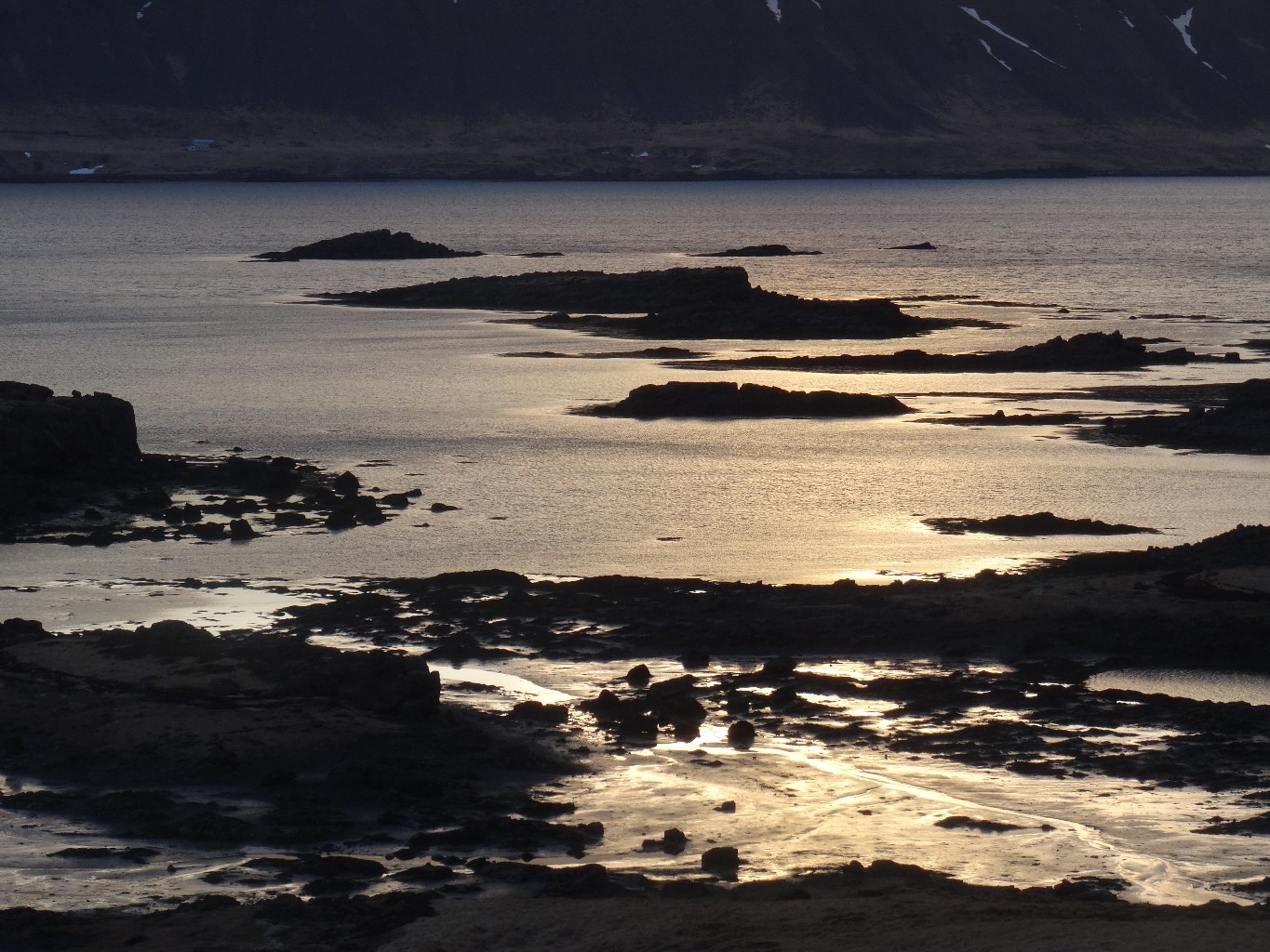reflets du soir, sud péninsule NW