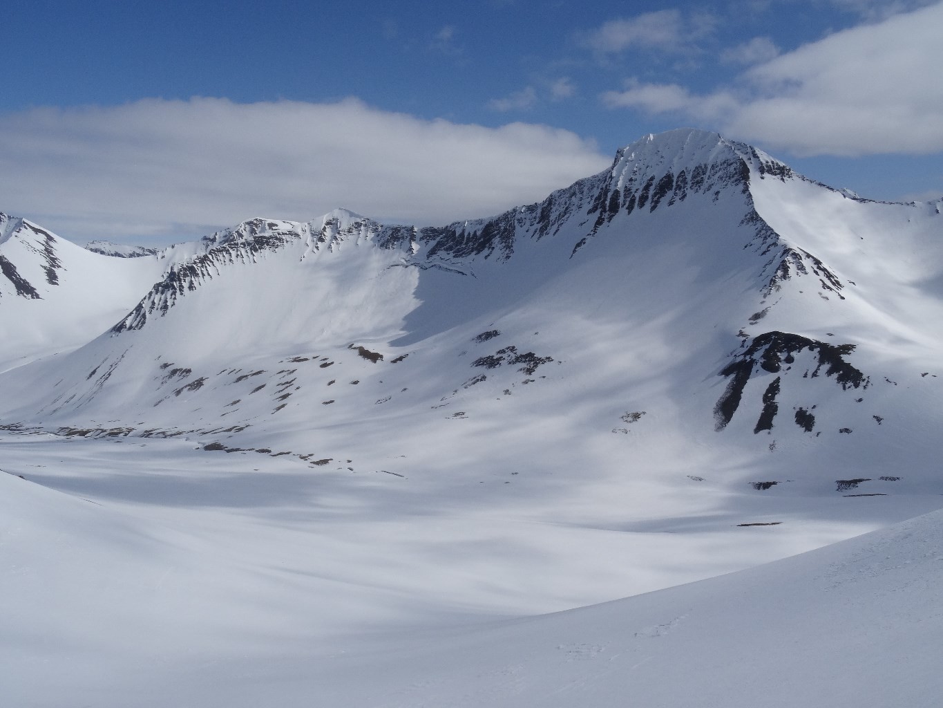 arrivée au col