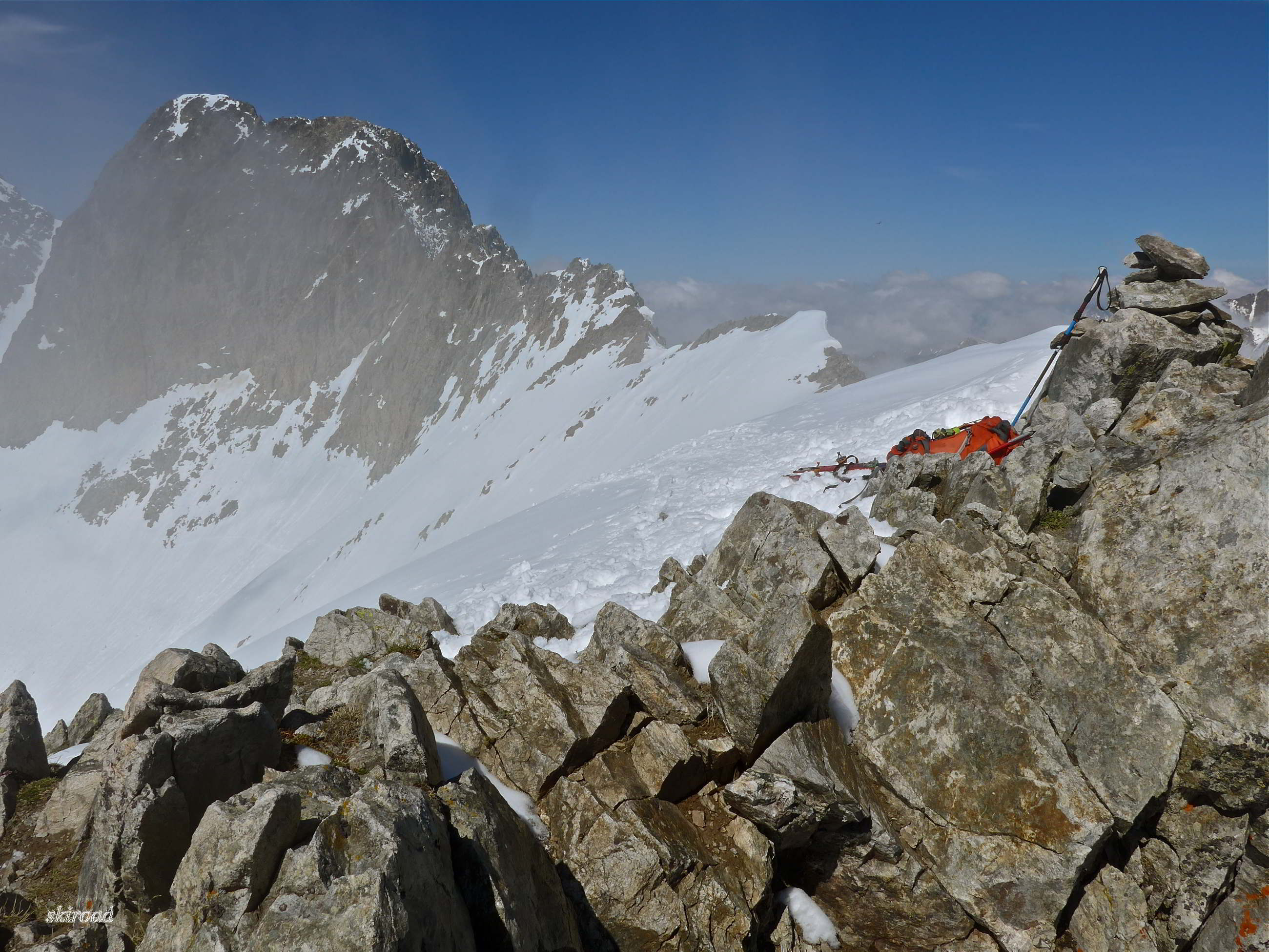 La Cime Des Geants Elden Ring Cime du Gélas : Couloir E (Voie normale à ski) - Camptocamp.org