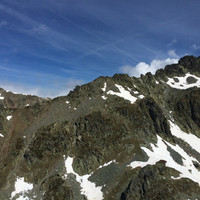 Arête de l'aigleton vu depuis l'arête du pic du pin