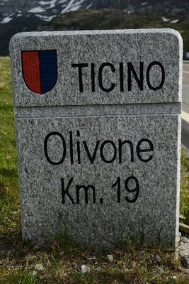 Picchetto al Passo del Lucomagno a 1916m