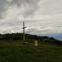 croix de l'Alpe et borne