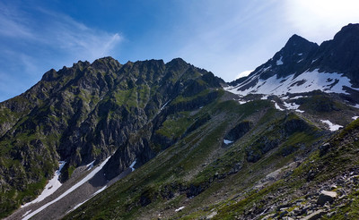 Grandes Lanches, Col de Morétan et Pointe du Gleysin.
