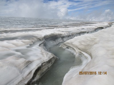 glacier de Roche Ferrand (et son gd canyon !!!!)