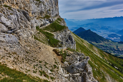 La vire ramenant sur Prélenfrey La vire ramenant sur Prélenfrey