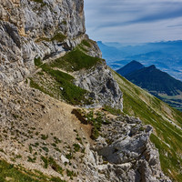 La vire ramenant sur Prélenfrey