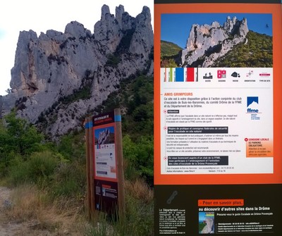 Panneau FFME - Bellecombe-Tarendol
