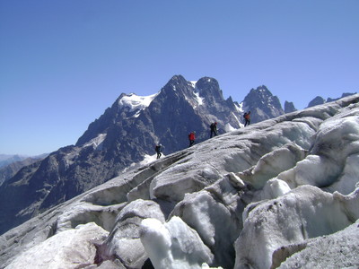 Pelvoux et la cordée