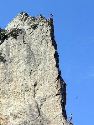 PP sort de la "Fuite enchantée (Grande arête)"
