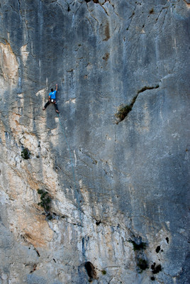 Frédéric dans le dur de "Pièce montée", 7c+