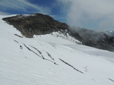 Crevasses glacier cul du nant