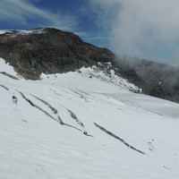 Crevasses glacier cul du nant