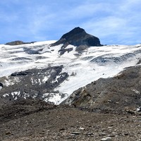 Pointe de la Galise (ce n'est pas la plus visible) et glacier de Fond