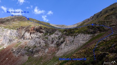 Cirque S entre Pène Blanque & Pic Crémat