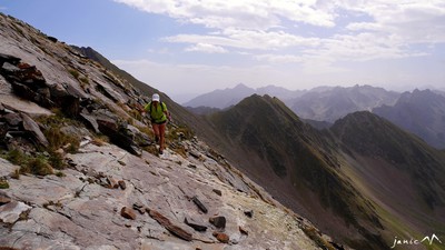 Traversée de la brèche au sommet