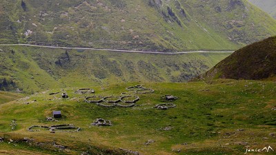 Cabanes d'Aoube avec enclos olympique