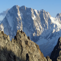 Grandes Jorasses derrière l'arête écclésiastique