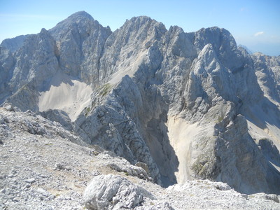 Vue vers l'W depuis le sommet du Dovški Križ