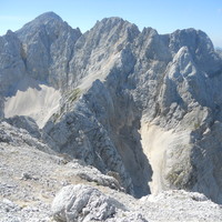 Vue vers l'W depuis le sommet du Dovški Križ