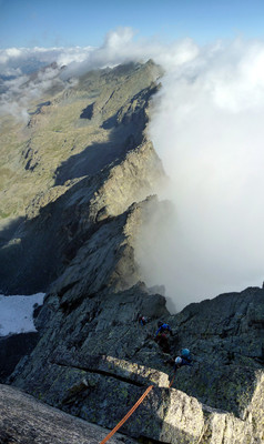 Au 3ème jour sur les arêtes de la Traversée Berhault