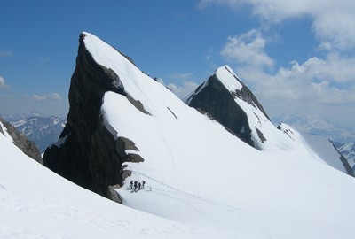 sortie du couloir de Gaube