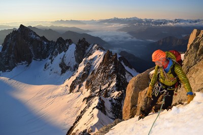 Sunrise over Kuffner ridge