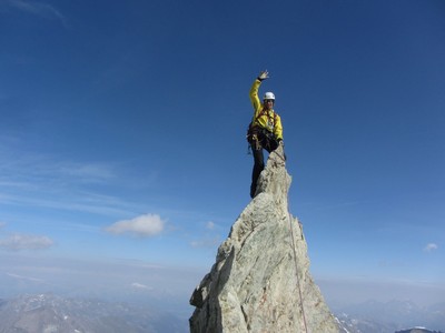 Zinalrothorn. Le rasoir.