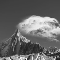 Une méduse sur les Drus...