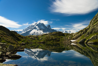 La Verte et son reflet...