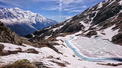 Lac Chèserys sous la neige