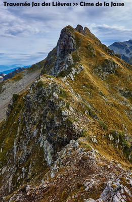 Traversée Jas des Lièvres >> Cime de la Jasse