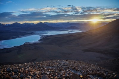 Aube sur le Licancabur