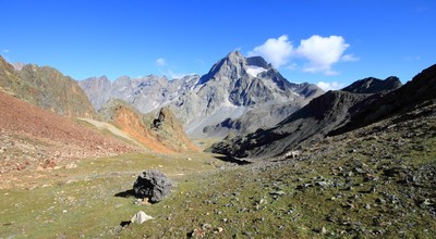 Sirac depuis le vallon des Chevrettes