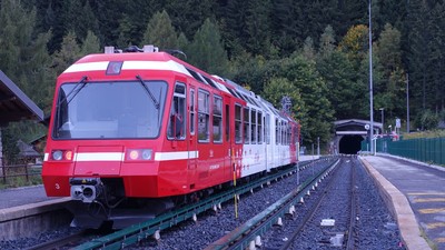 Départ à Montroc gare Départ à Montroc gare