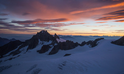 Aiguille du Tour depuis l'éperon Migot