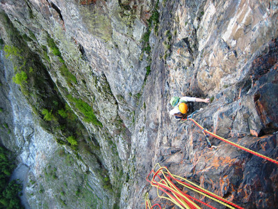 Dans Ghost Dog aux Rochers de l'homme (Chamrousse)